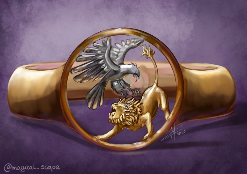 Commission: Ring design by MagicalKaleidoscope on DeviantArt