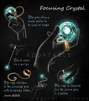 Focusing Crystal design (Claimed)