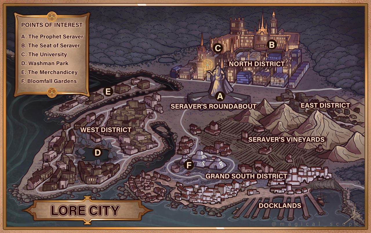 Lore City Map by MagicalKaleidoscope on DeviantArt