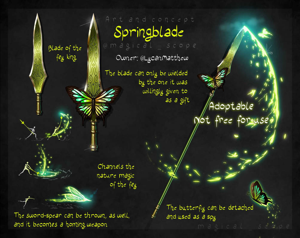 Springblade Patch Huevember 08: Springblade by MagicalKaleidoscope on DeviantArt