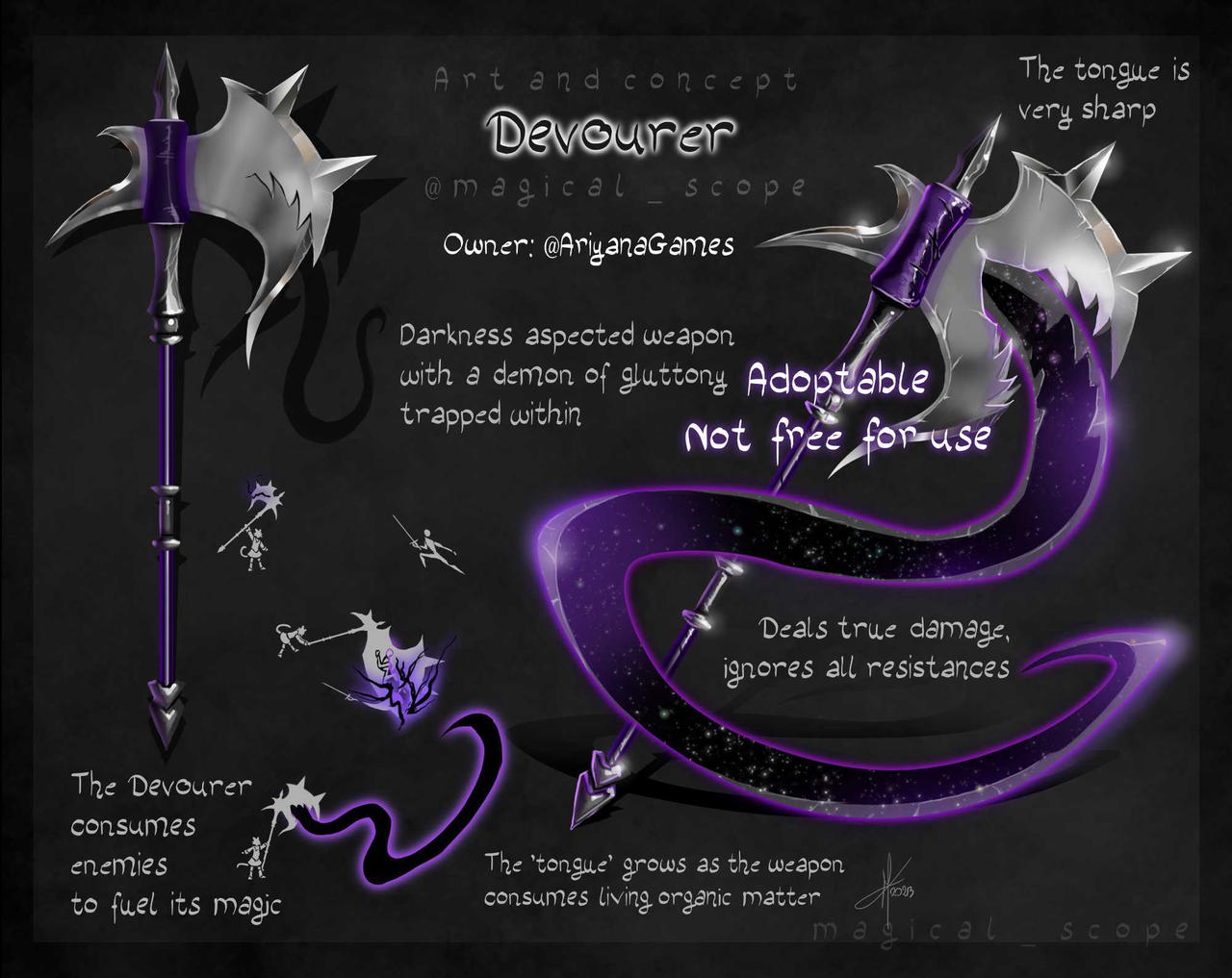 Devourer Hand Drawcember 01: Devourer by MagicalKaleidoscope on DeviantArt