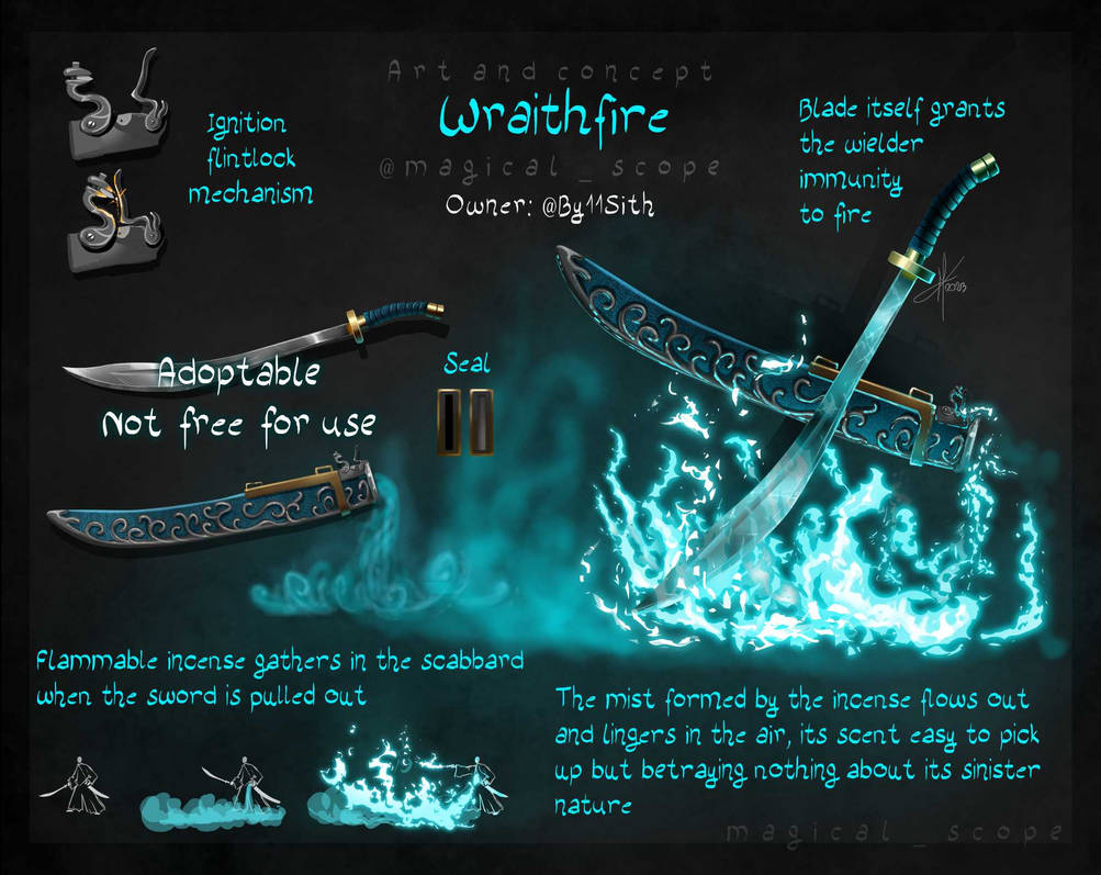Drawcember 11: Wraithfire by MagicalKaleidoscope on DeviantArt