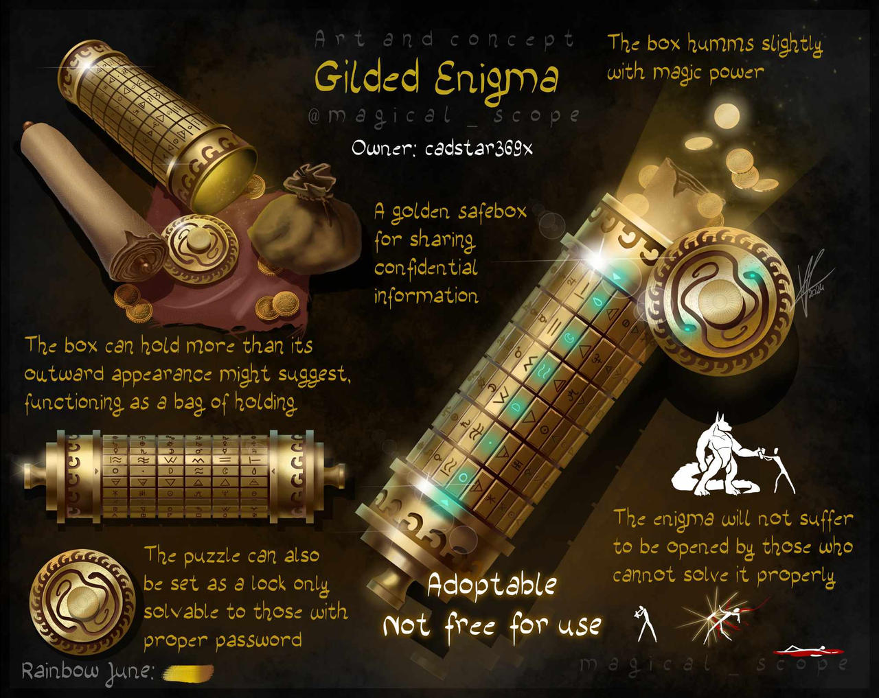 Gilded Enigma by MagicalKaleidoscope on DeviantArt