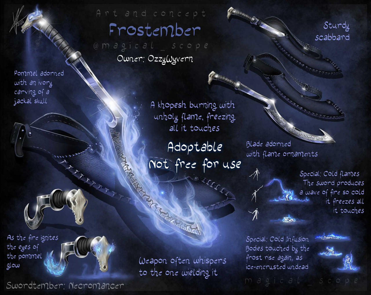 Frostember Swordtember 2024 by MagicalKaleidoscope on DeviantArt