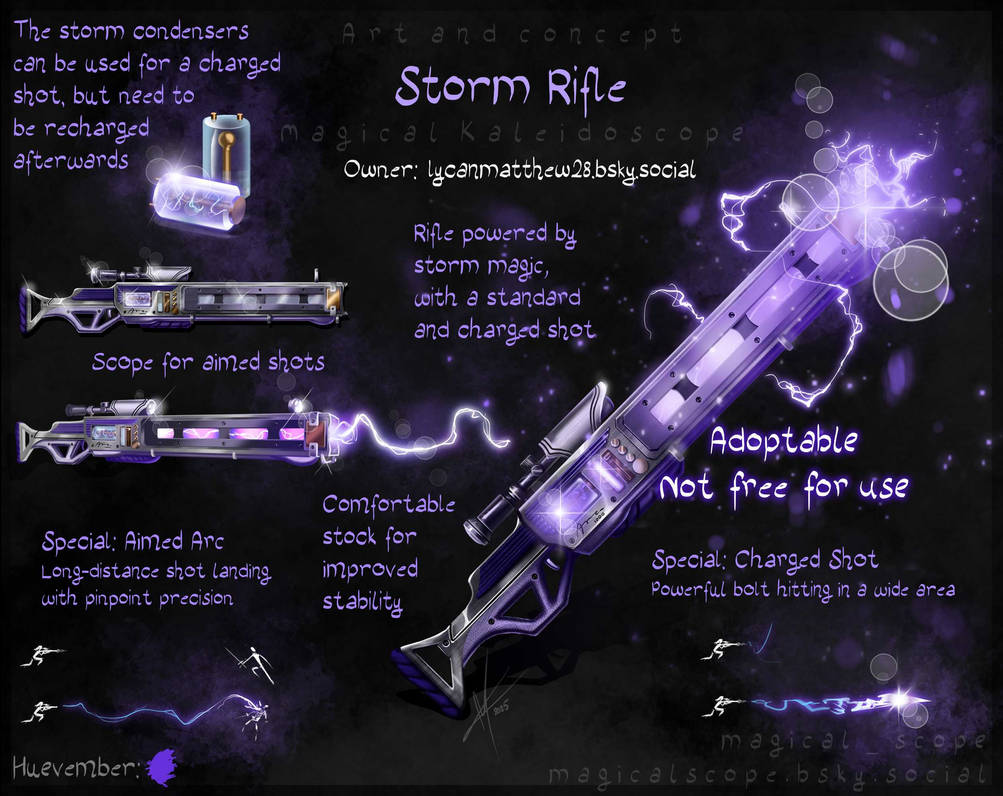 Cluster Storm Rifle 2025 Huevember Storm Rifle by MagicalKaleidoscope on DeviantArt