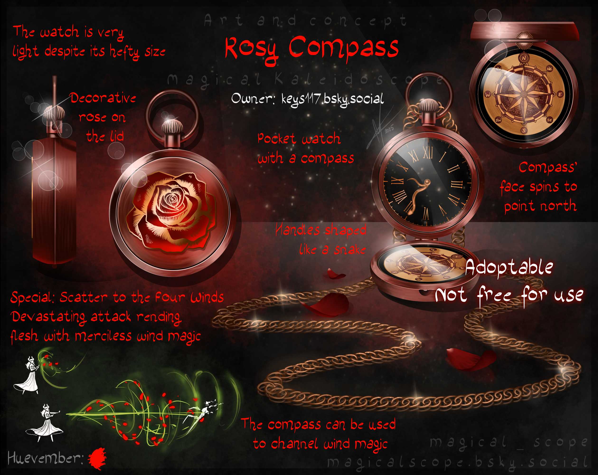 Time Compass Deviantart 2025 Huevember Rosy Compass by MagicalKaleidoscope on DeviantArt