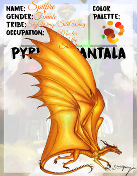 Pyrrhia-Pantala AU: Master of the Shield- Spitfire