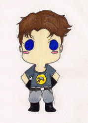 Captain Hammer Full Body Chibi