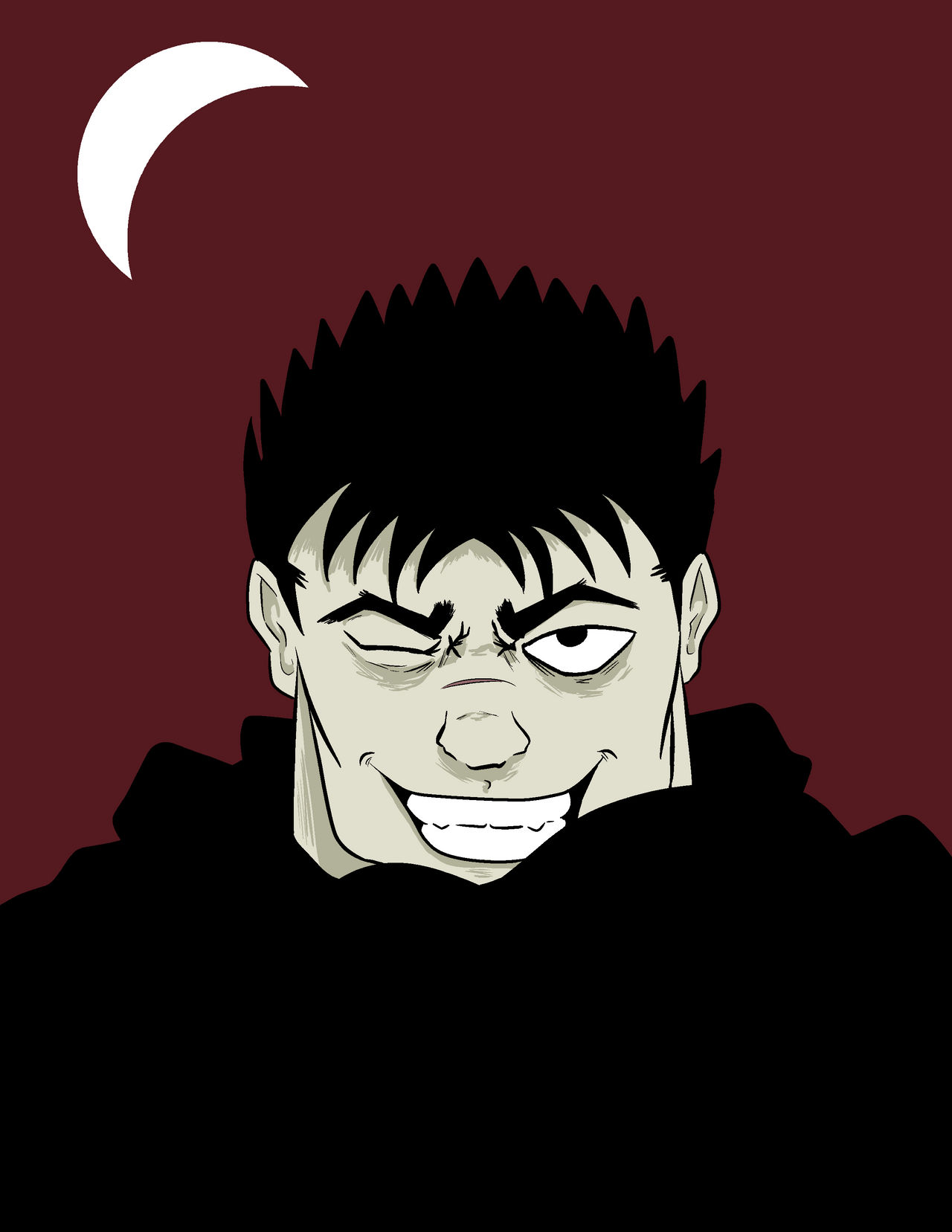 Guts Smiling by cpcjpmn on DeviantArt