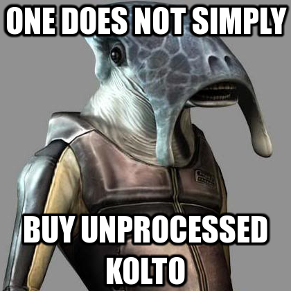 KoTOR 'One does not simply' meme