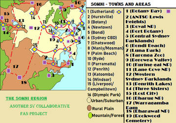 Somni - Pokemon Fan Region, Mk. I Map