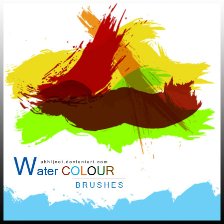 photoshop Water Colours brushes