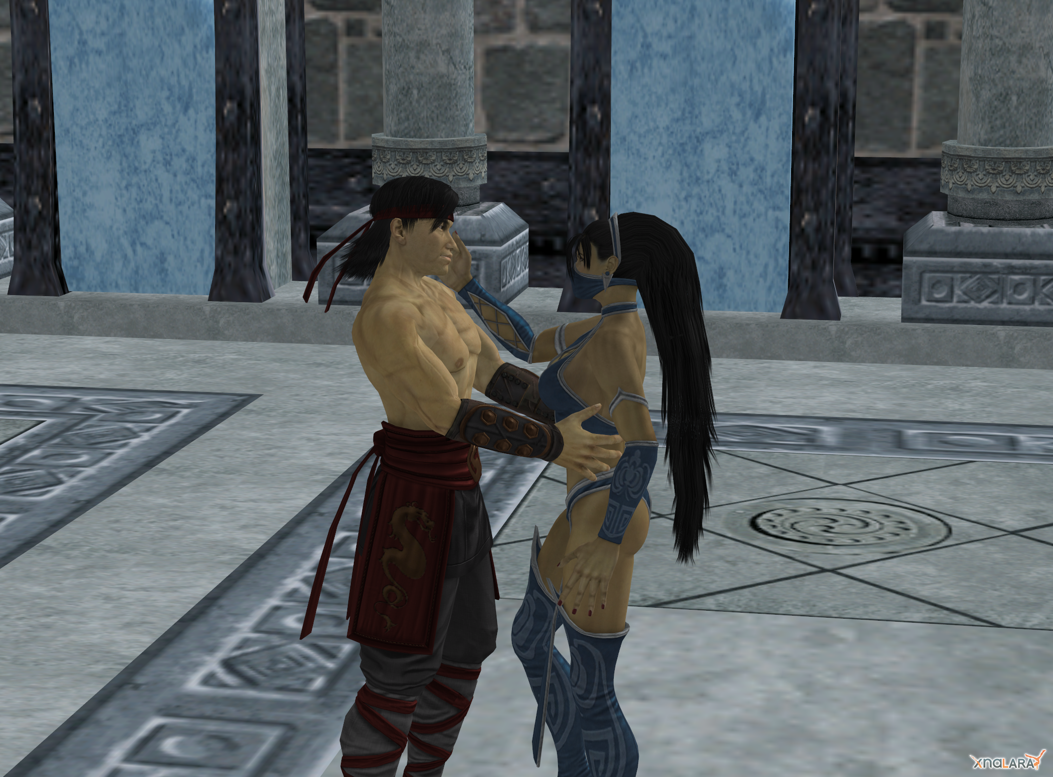 Liu Kang and Kitana