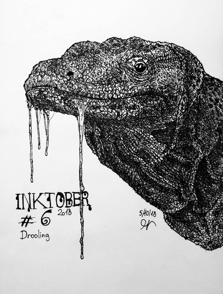 Drooling Dragon by MalcressArt on DeviantArt
