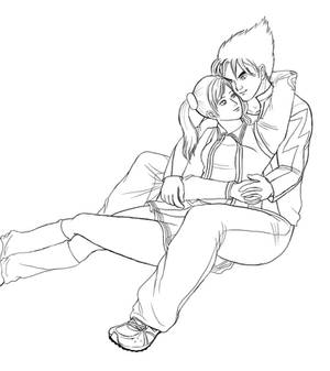 Peaceful Embrace sketch