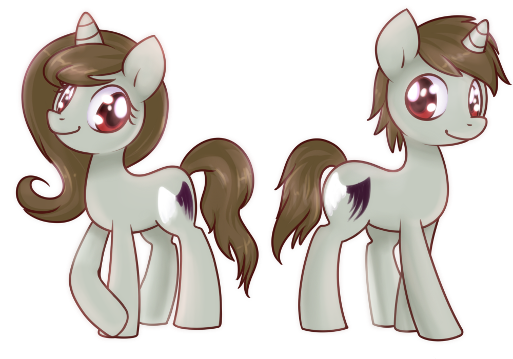 Double lookalike ponies