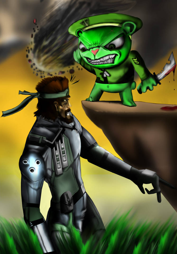 HTF Flippy versus Solid Snake by redadder515 on DeviantArt