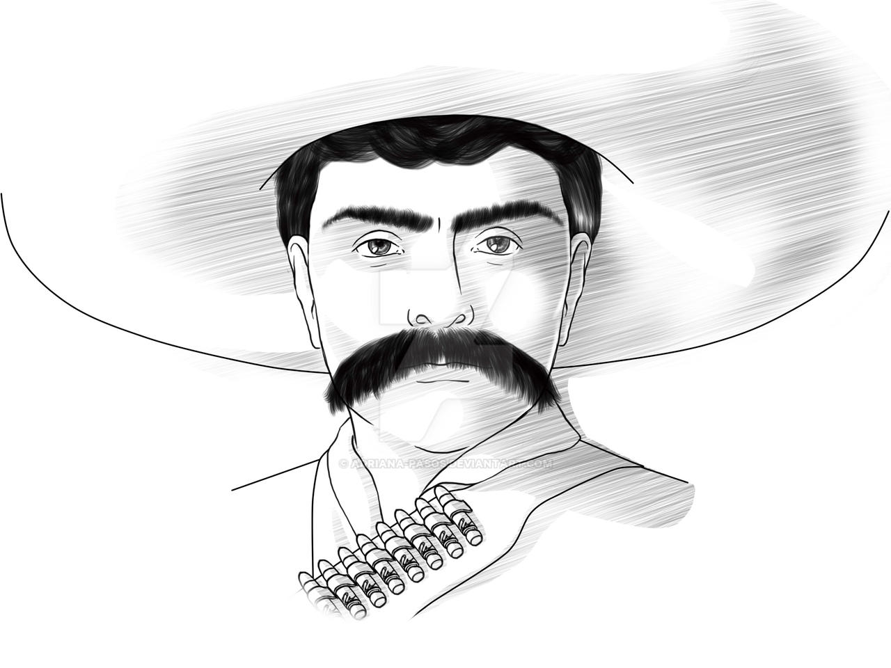 Emiliano Zapata by Adriana-Pasos on DeviantArt