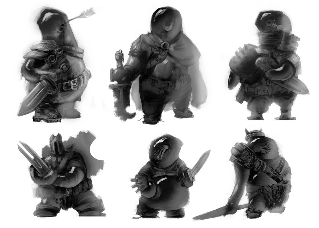 Slime-soldiers by pargin on DeviantArt