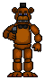 FNAF1 Freddy Fazbear 16bit styled