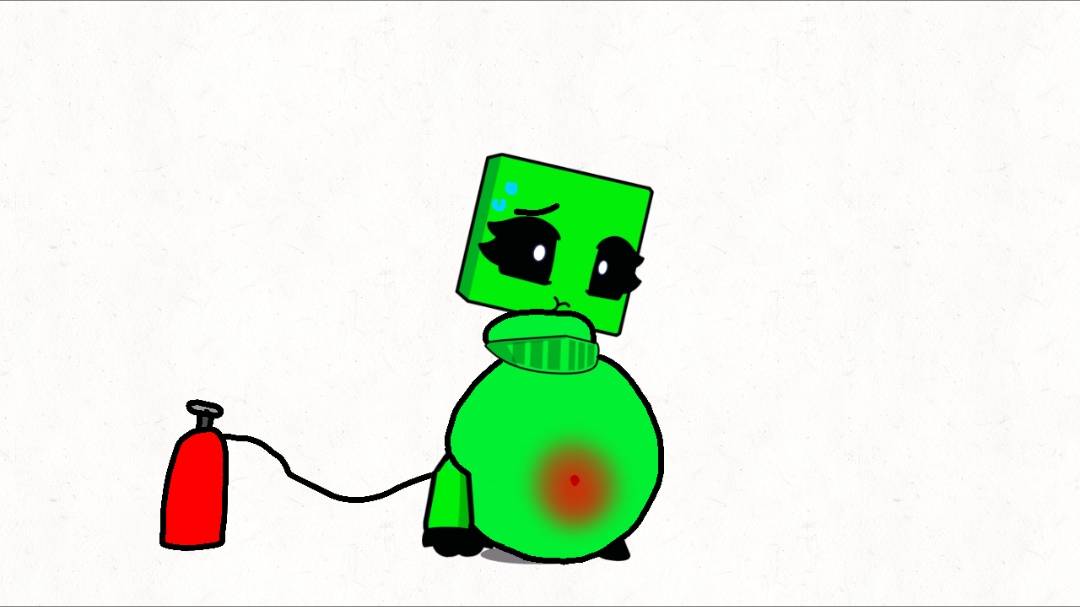 Fat Minecraft Inflation Charlotte Creeper inflation by Jordan93849 on DeviantArt