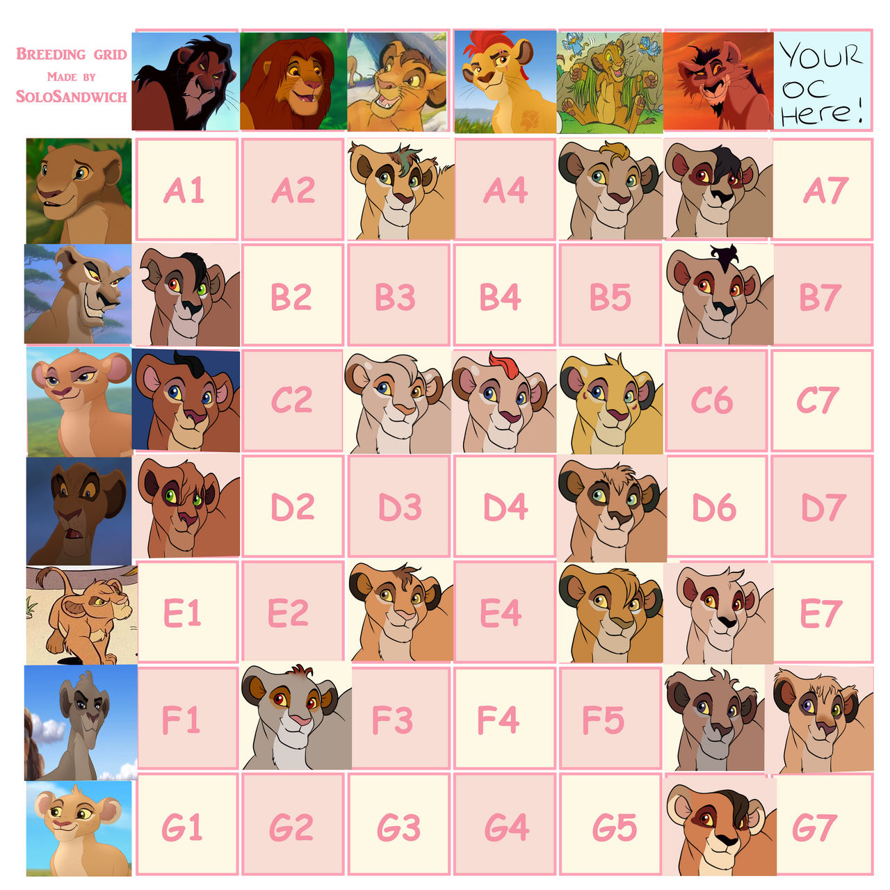 Breeding Grid LTK breeding grid by NightPaw03 on DeviantArt