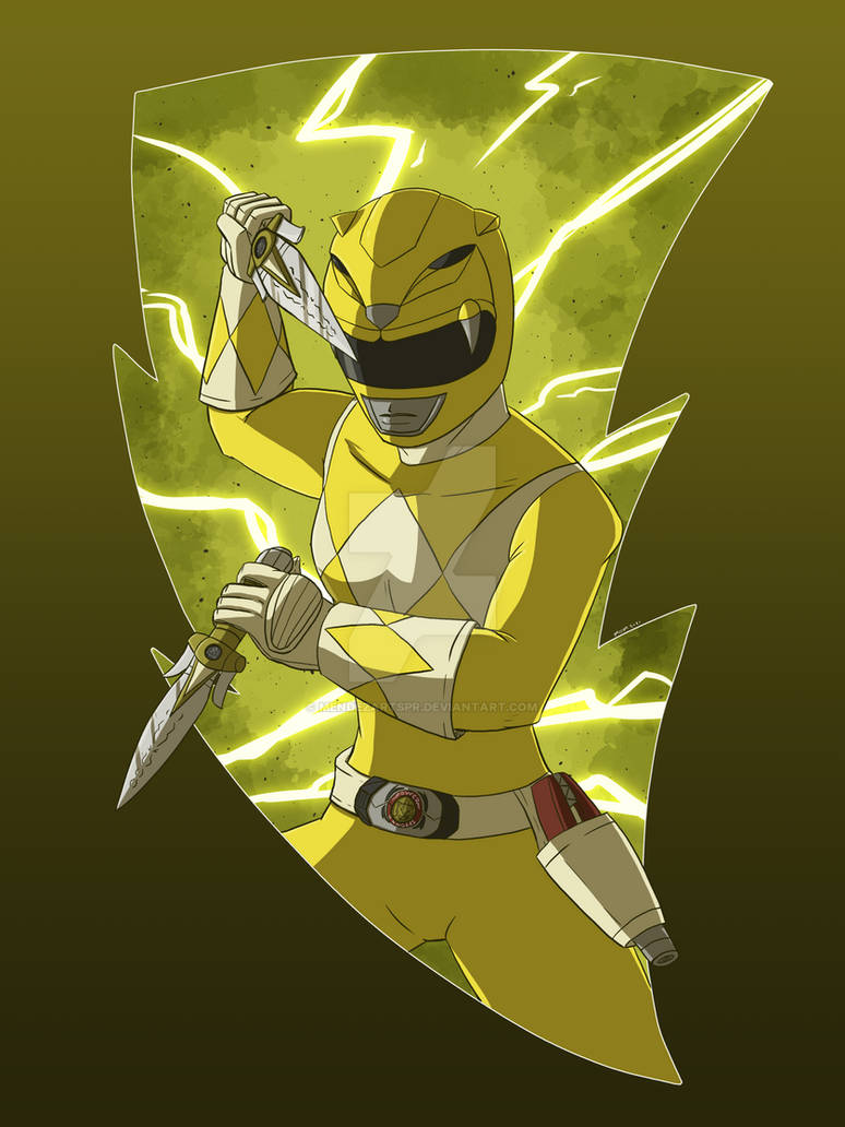 MMPR yellow ranger by MendezArtsPR on DeviantArt