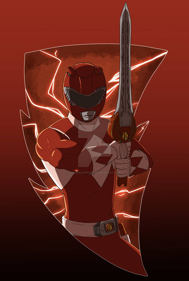 MMPR red ranger by MendezArtsPR on DeviantArt