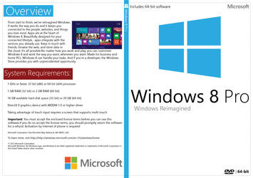 Windows 8 Pro 64-bit White DVD Cover (New MS Logo)