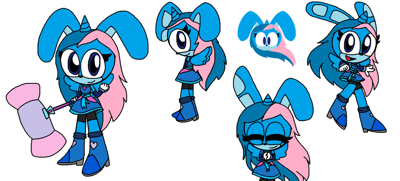 Lux the Alicorn Rabbit (Repost) by DeluxeArt12 on DeviantArt