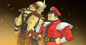 Shao Kahn vs. M. Bison