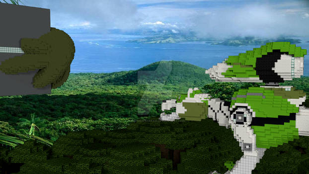 Green lion minecraft