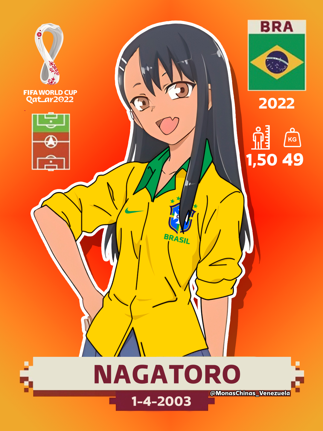 Ijiranaide Nagatoro-san - Hayase Nagatoro - Nagatoro San - Sticker