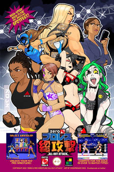 Zero G Wrestling Game Ad