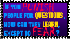 Punishing Questions Creates Phobias