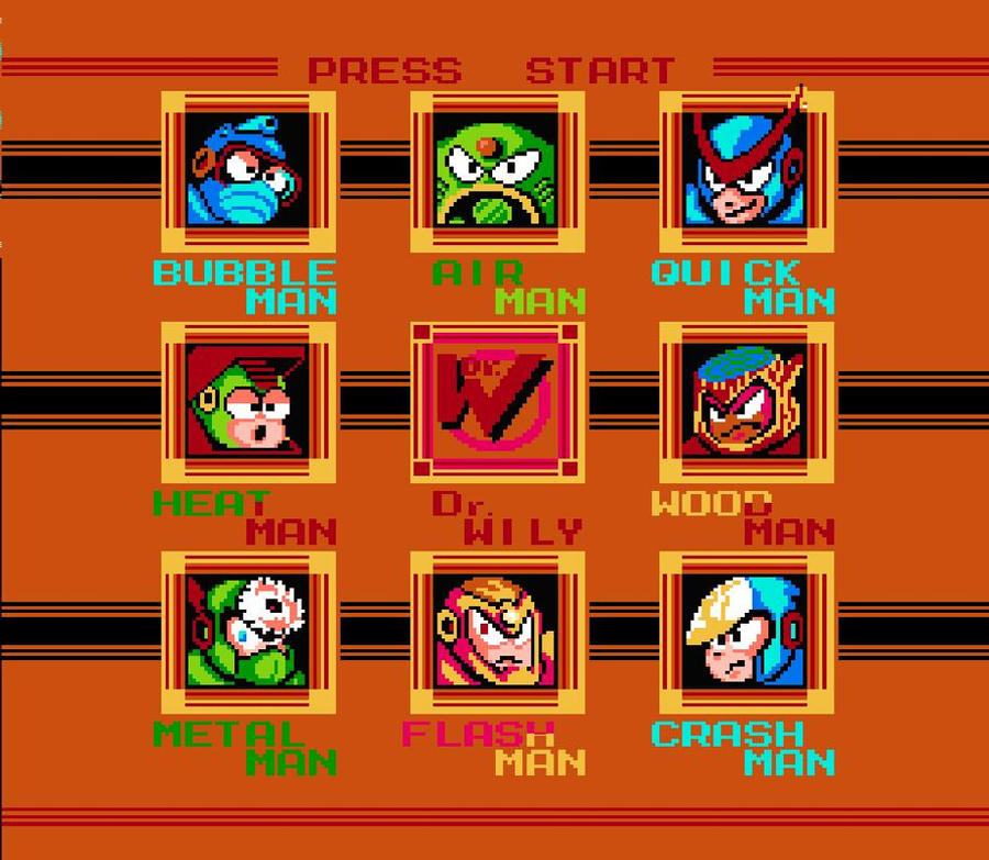 MegaMan 2 Boss roster V.2.0 by jjm123 on DeviantArt