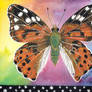 Painted Lady Butterfly - Watercolor Painting