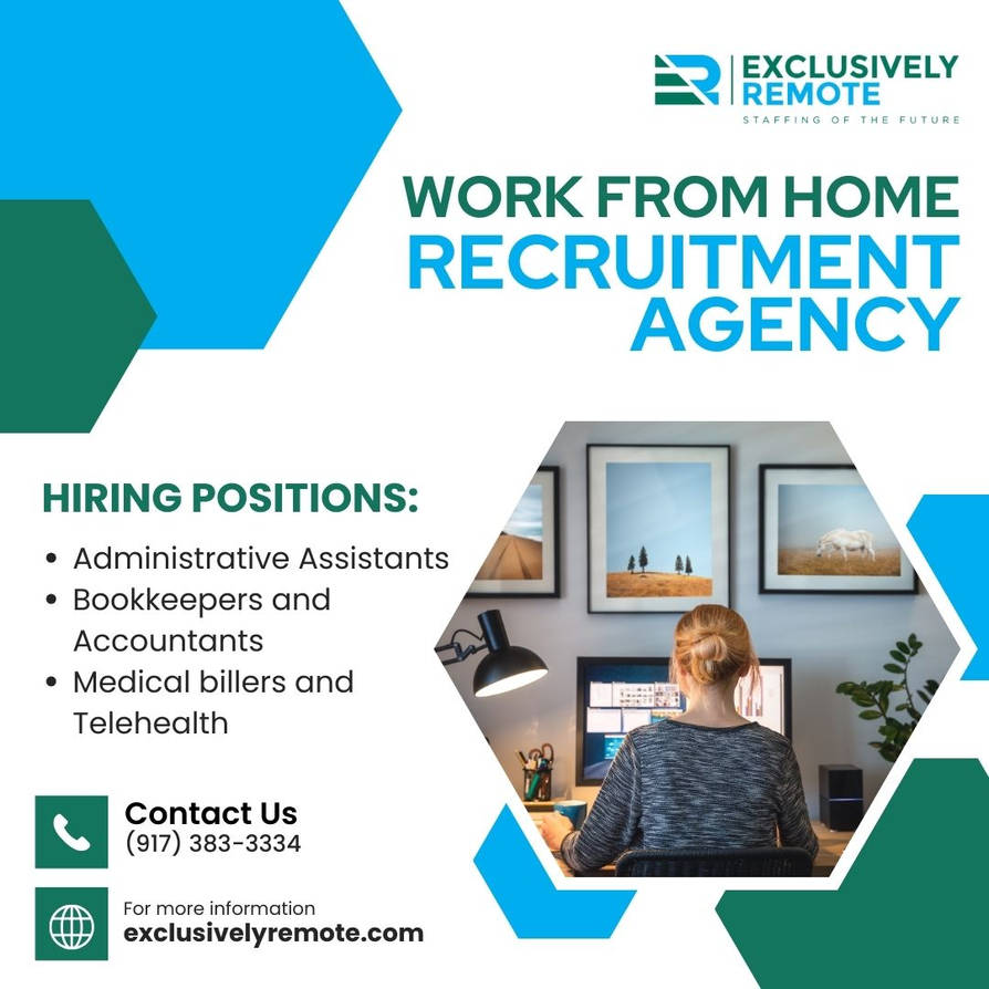 Work From Home Recruitment Agency by exclusivelyremote on DeviantArt