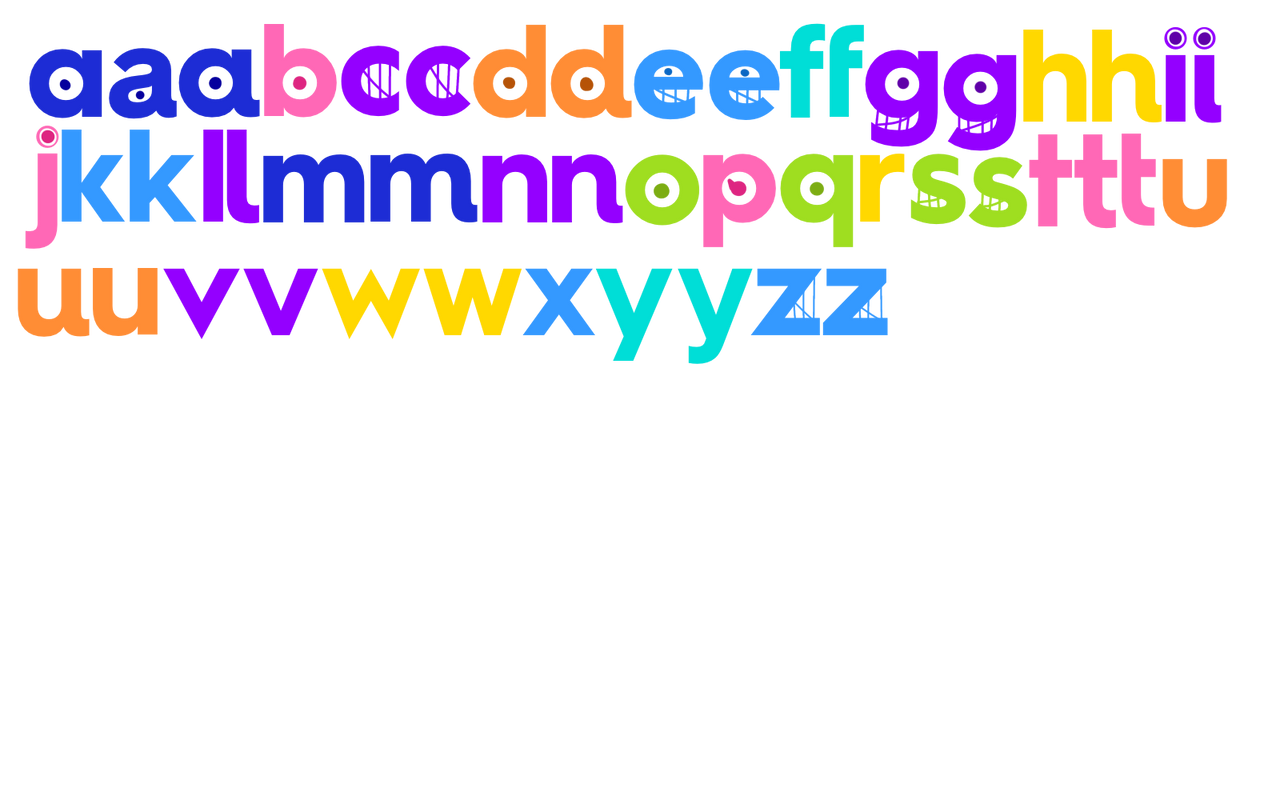 TVOKids letters in Hume Geometric Sans Font by daddyjoe222 on DeviantArt