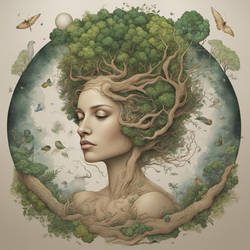 Dreamup Creation - Mother Nature