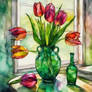 Dreamup Creation - Tulips