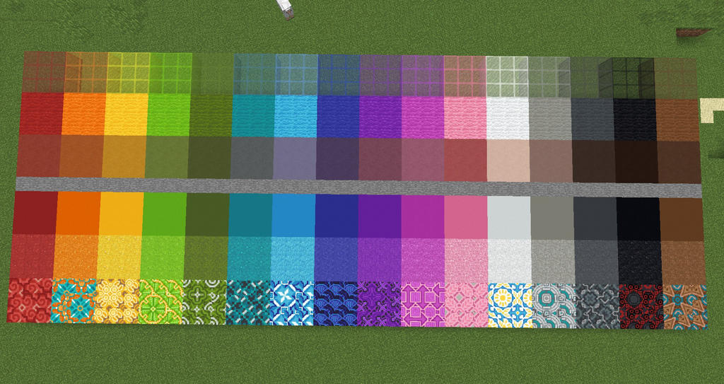 All Decorative Color Blocks Since Snapshot 17w06a by Inarjollyhound on ...