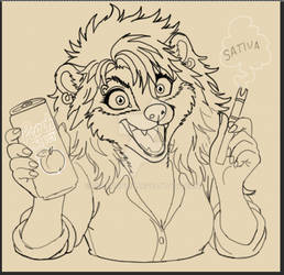 Sticker - Rose - Hyperfuel Sketch