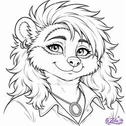 Comm Sheet - Line Art Headshot