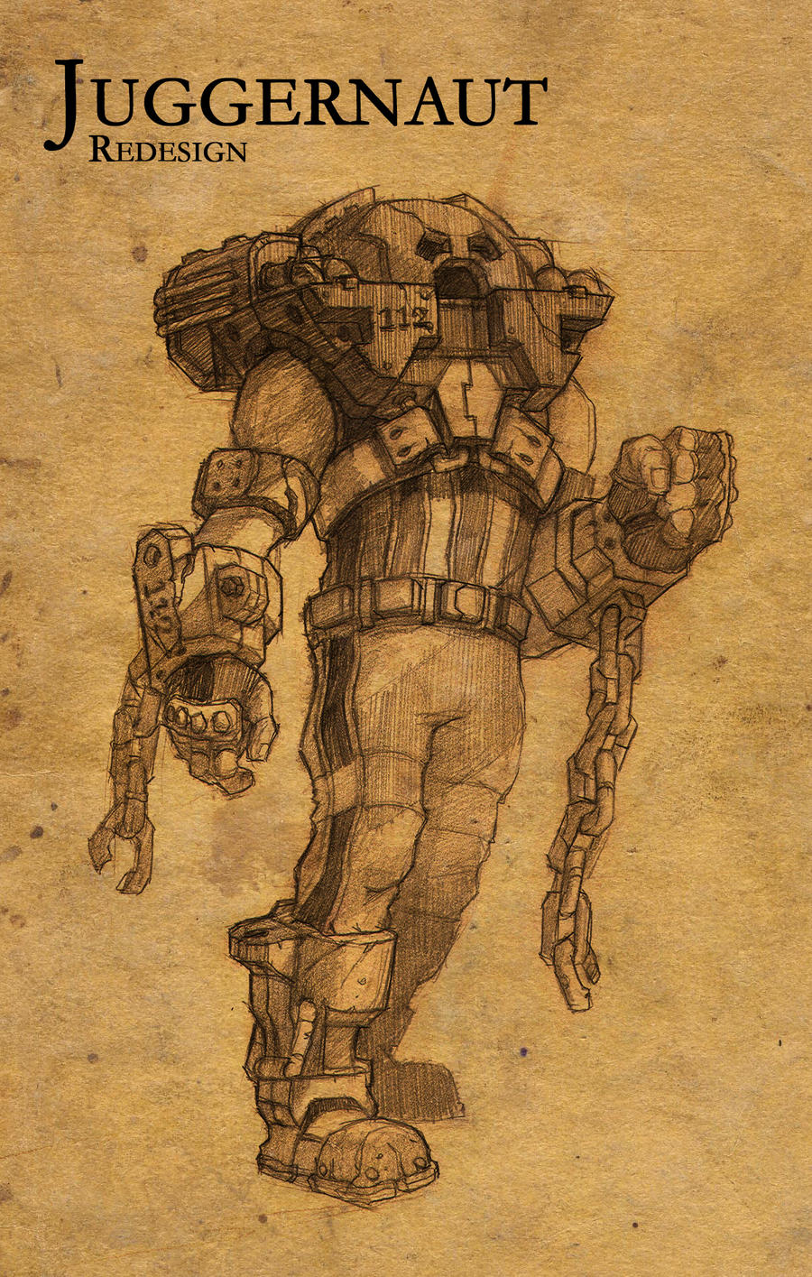 Juggernaut Redesign by faxtar on DeviantArt