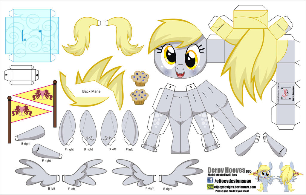Derpy Color Craft Derpy Hooves (Joinys 005) by ELJOEYDESIGNS on DeviantArt