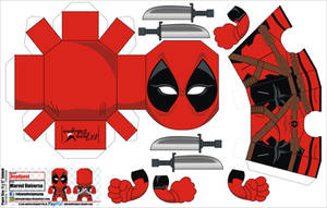 Deadpool papercraft