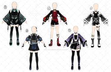 [OPEN3/5] China cyber punk outfit adopts [Auction]