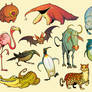 Twelve Daily Animals