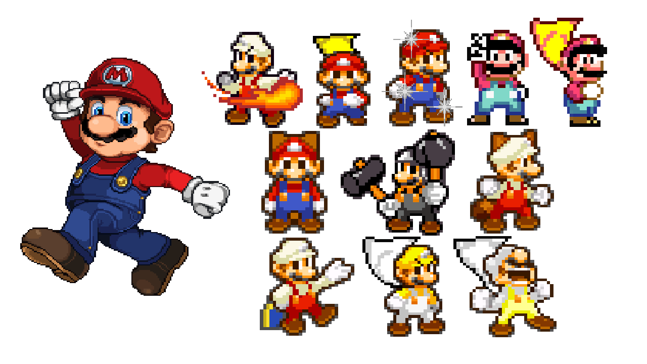 SMASZ Mario's Forms by supercharlie623 on DeviantArt